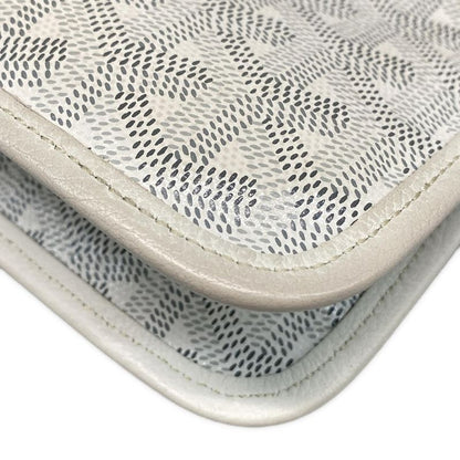 Goyard Shoulder Bag Plume White Leather