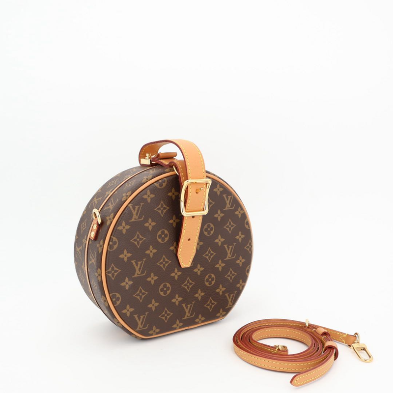 Louis Vuitton Monogram Petite Boite Chapeau Brown M43514 Monogram Canvas Women