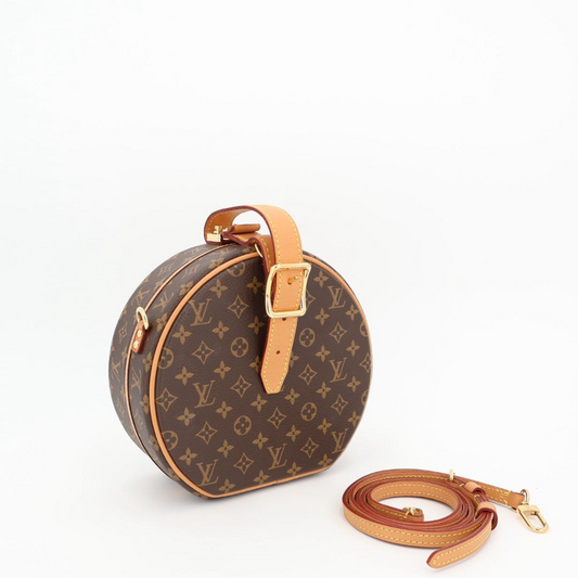 Louis Vuitton Monogram Petite Boite Chapeau Brown M43514 Monogram Canvas Women