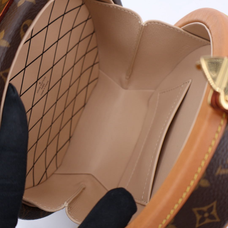 Louis Vuitton Monogram Petite Boite Chapeau Brown M43514 Monogram Canvas Women