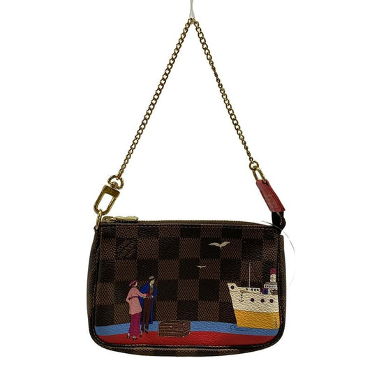 Louis Vuitton Handbag Damier Mini Pochette Accessoire N41667 Ebène×multi