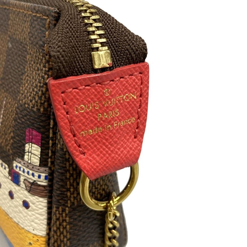 Louis Vuitton Handbag Damier Mini Pochette Accessoire N41667 Ebène×multi