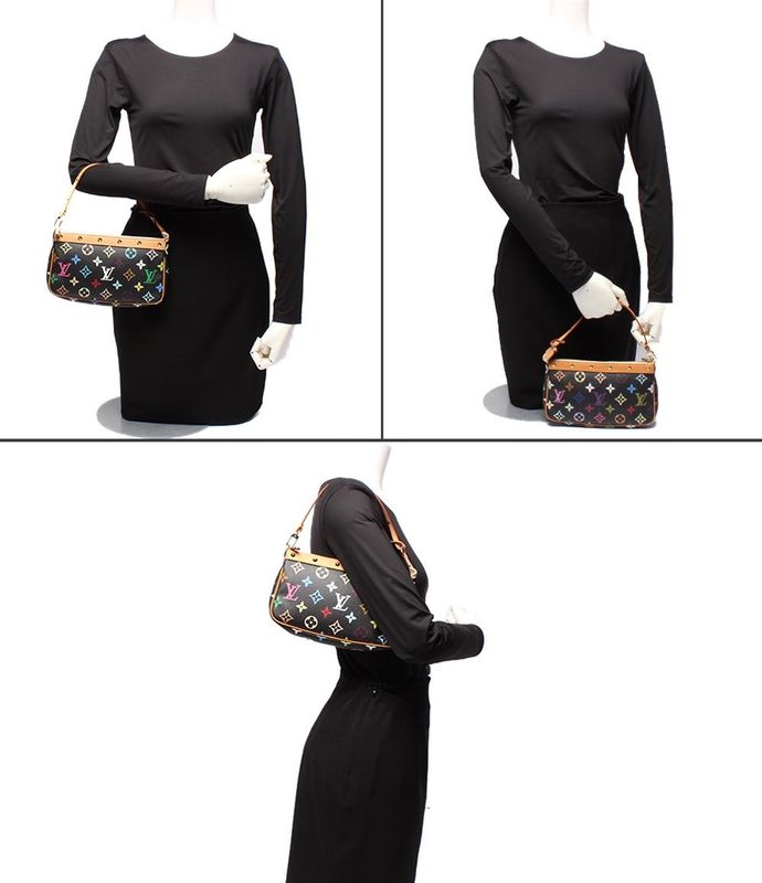 Louis Vuitton Accessory Pouch Handbag Shoulder Bag Shoulder Studded Takashi