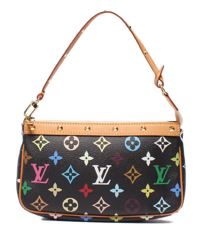 Louis Vuitton Accessory Pouch Handbag Shoulder Bag Shoulder Studded Takashi