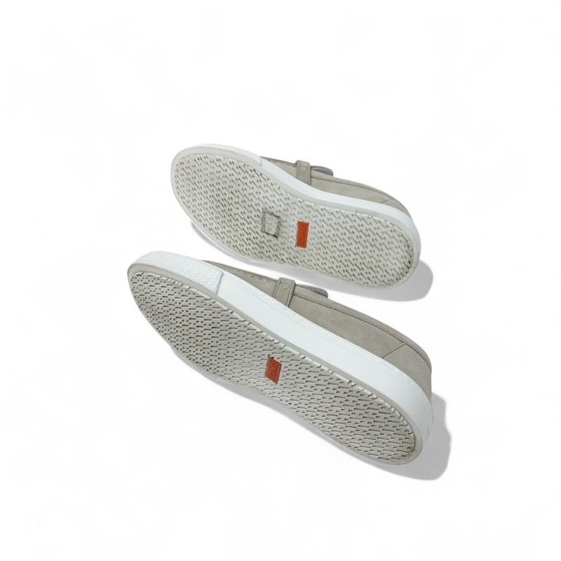 Hermes Game Sneakers Shoes Suede Beige Pink Gold Kelly Hardware Slip-on