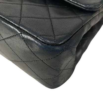 Chanel Shoulder Bag Double Flap Matelasse A01112 Black Chain Shoulder/gold