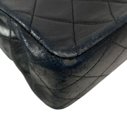 Chanel Shoulder Bag Double Flap Matelasse A01112 Black Chain Shoulder/gold