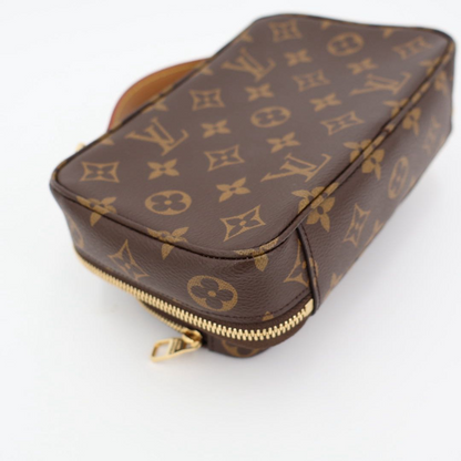 Louis Vuitton Utility Crossbody Shoulder Bag PVC Coated Canvas Leather Monogram
