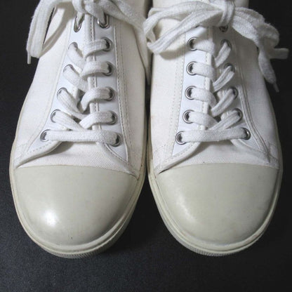Good Celine Eddy Period Blank Canvas Low Cut Sneakers Size 39 Equivalent To
