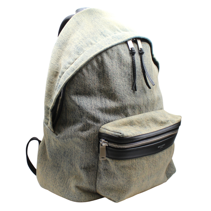 Saint Laurent 650617 Denim Backpack A25-3240