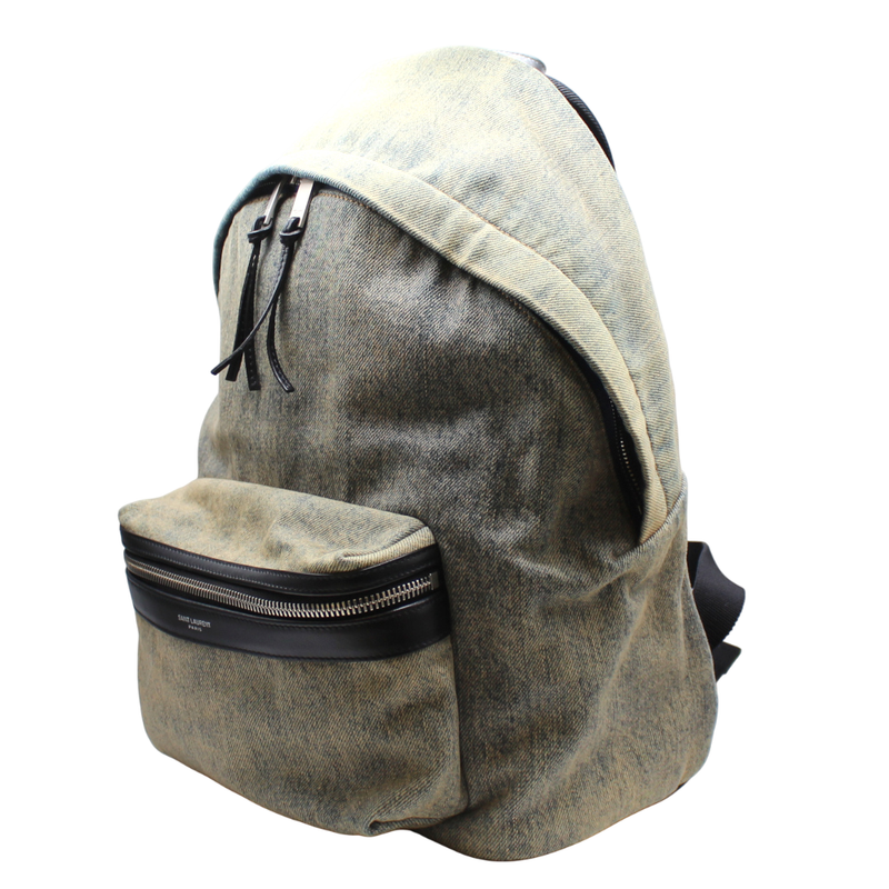 Saint Laurent 650617 Denim Backpack A25-3240