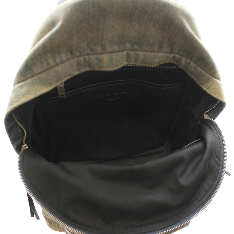 Saint Laurent 650617 Denim Backpack A25-3240