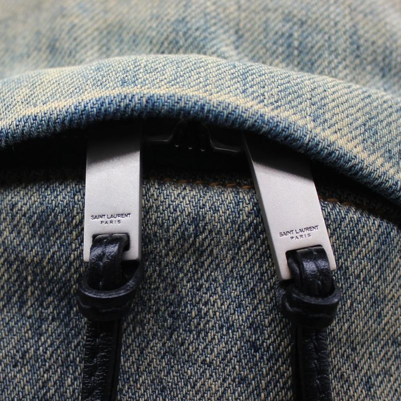 Saint Laurent 650617 Denim Backpack A25-3240