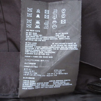 Prada Knee Length Silk Box Pleated Skirt 44S Black Women Used