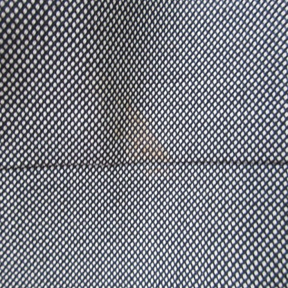 Christian DIOR Vintage Plaid Patterned Winged Mid-length Wool Collarless Jacket