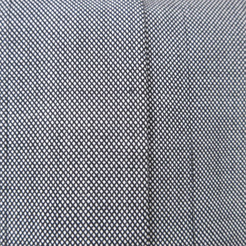 Christian DIOR Vintage Plaid Patterned Winged Mid-length Wool Collarless Jacket