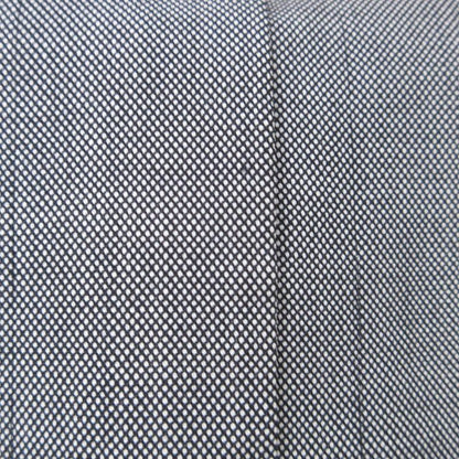 Christian DIOR Vintage Plaid Patterned Winged Mid-length Wool Collarless Jacket