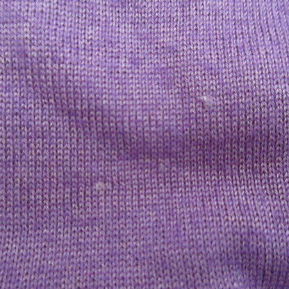 Good Prada Wool Silk V-Neck Knit Cut and Sewn Size 50 Purple Men's Used