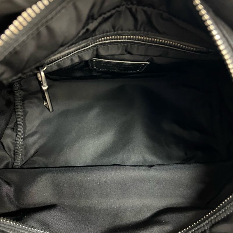 Prada Triangle Logo Hardware Nylon Leather 2-Way Shoulder Bag Tote Bag Handbag