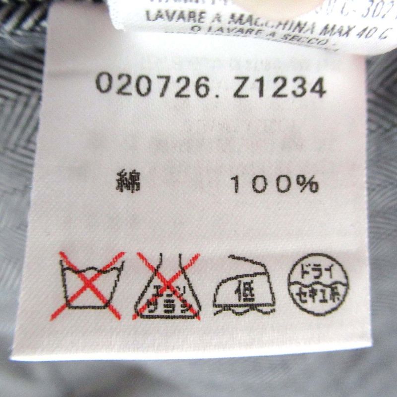 Gucci Herringbone Pattern Long Sleeve Dress Shirt 020726 Z1234 Size 38/15 Gray