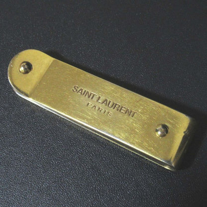 Good Saint Laurent Paris Money Clip Id Bill Clip Gold Color Men Women Used