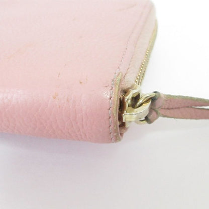 Good Balenciaga Round Zipper Long Wallet Long Wallet Pink Ladies Secondhand Used
