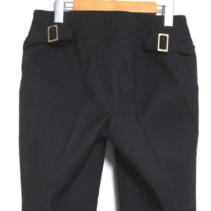 Gucci Tom Ford Period Flared Slacks Pants Size 40 Black Women Used