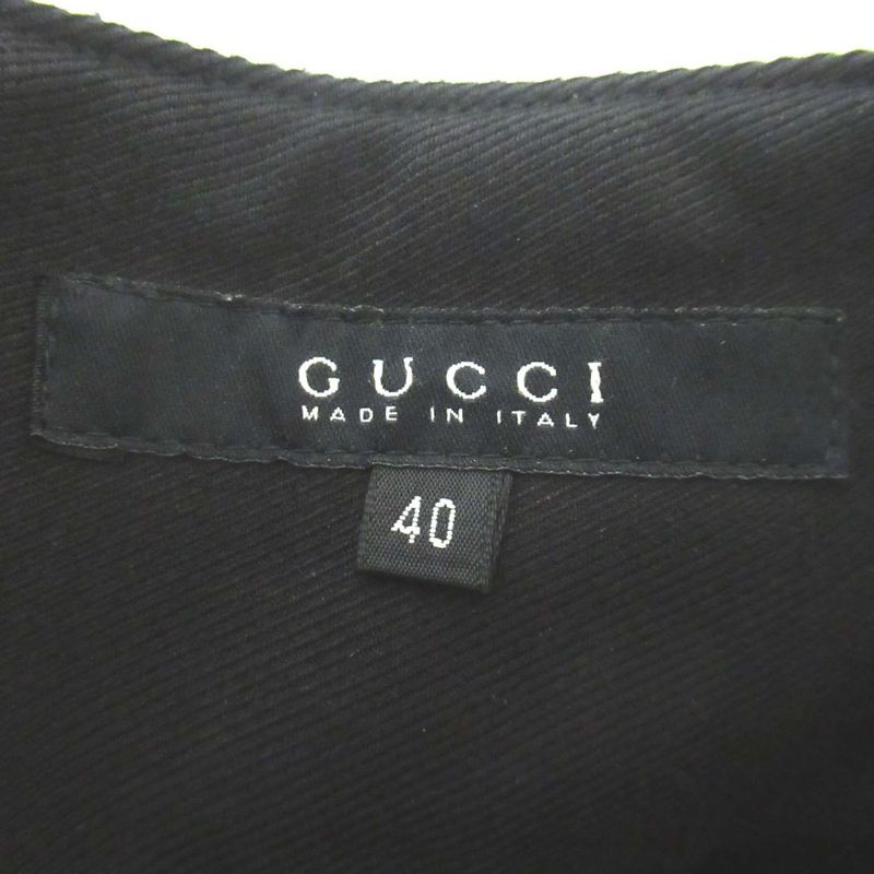 Gucci Tom Ford Period Flared Slacks Pants Size 40 Black Women Used