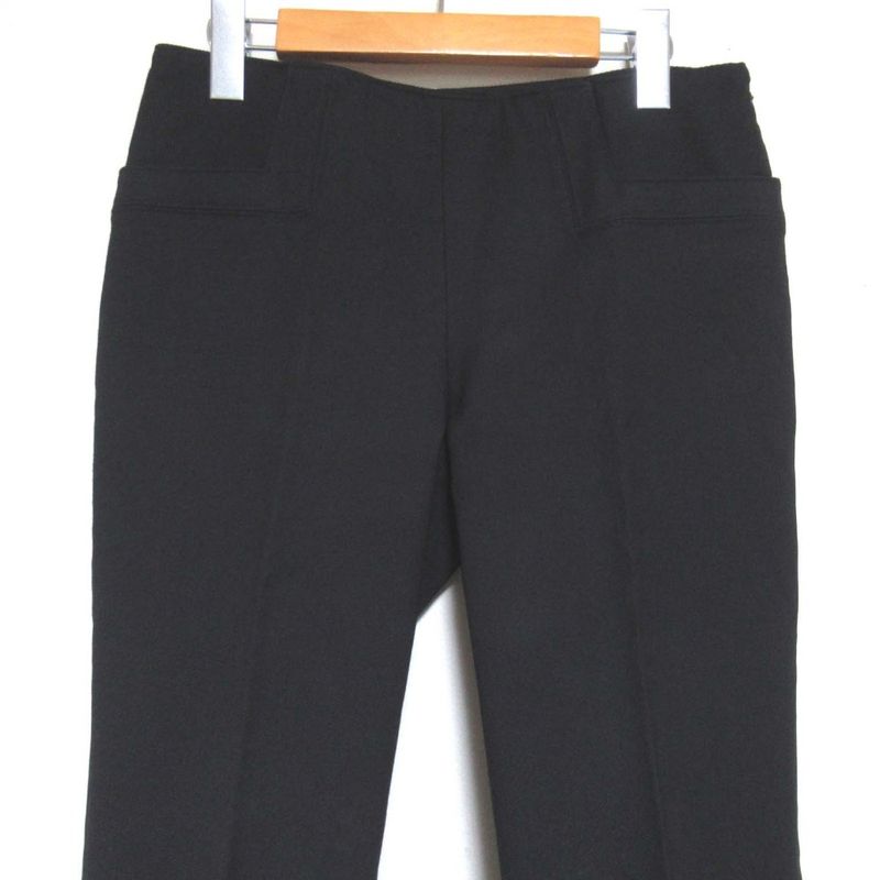 Gucci Tom Ford Period Flared Slacks Pants Size 40 Black Women Used