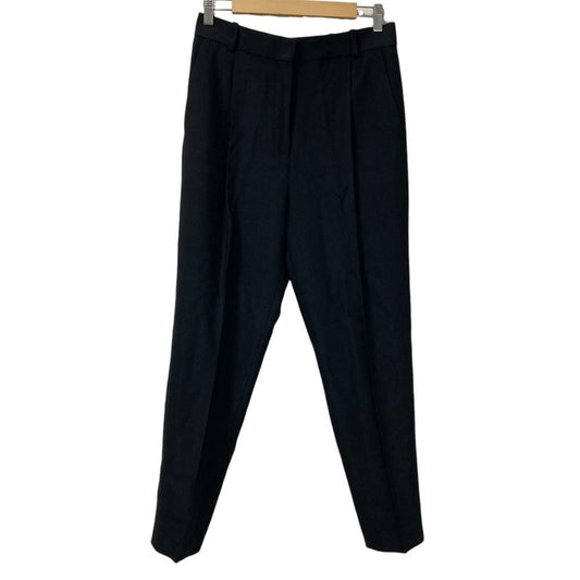 Good Celine Phoebe Period Wool Rayon Slack Pants Size 38 Black Women's Used