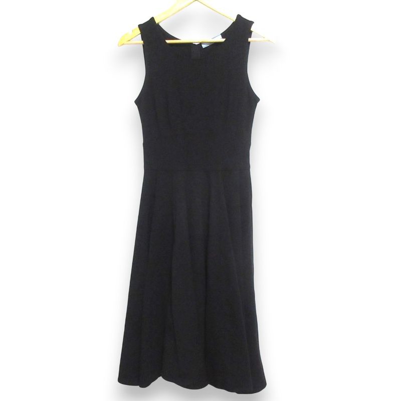 Prada Sleeveless Knit Long Dress M Size Black Women's Used
