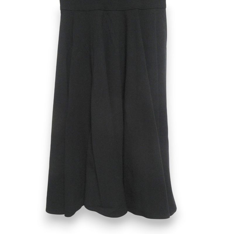 Prada Sleeveless Knit Long Dress M Size Black Women's Used
