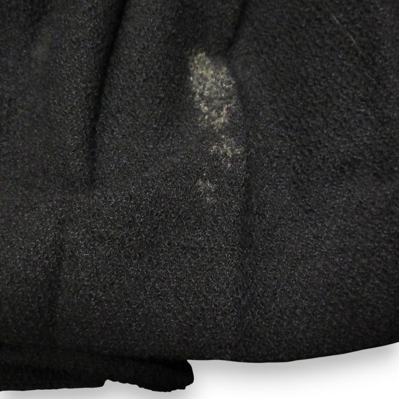 Good Chanel 05a Tweed Pleated Knee Length Skirt P26848 Size 36 Black Ladies Used