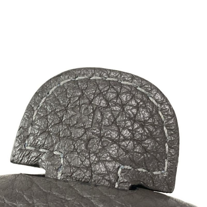 Hermes Shoulder Bag Evelyn 3 III PM Graphite Silver Hardware