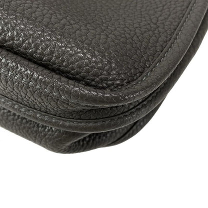 Hermes Shoulder Bag Evelyn 3 III PM Graphite Silver Hardware