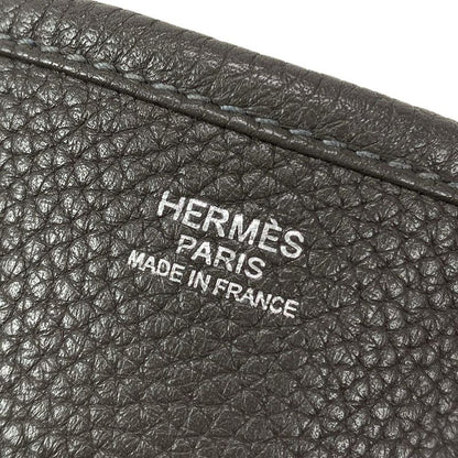 Hermes Shoulder Bag Evelyn 3 III PM Graphite Silver Hardware