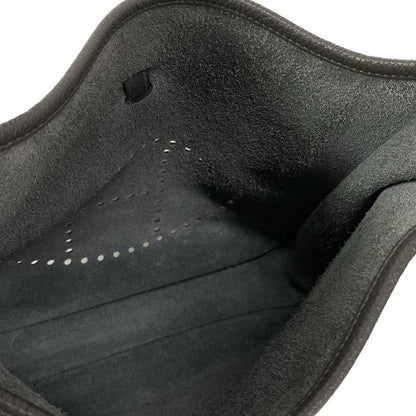 Hermes Shoulder Bag Evelyn 3 III PM Graphite Silver Hardware