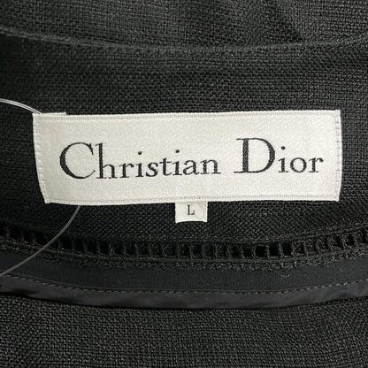 Dior/christian Dior Jacket Size L Women - Black Short Sleeves Fall/spring