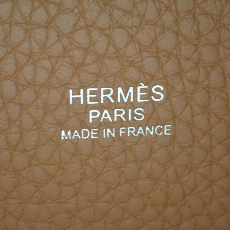 Hermes Picotin Lock MM H060991ck37 Handbag Taurillon Clemence Gold Silver