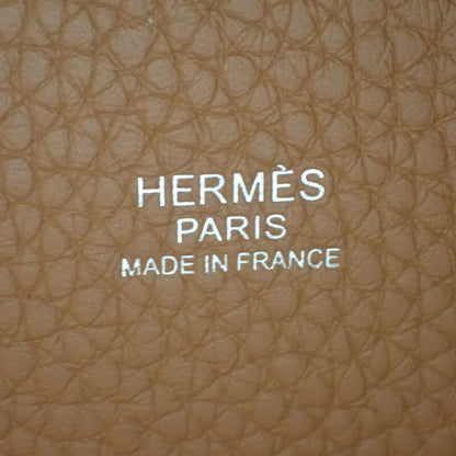 Hermes Picotin Lock MM H060991ck37 Handbag Taurillon Clemence Gold Silver