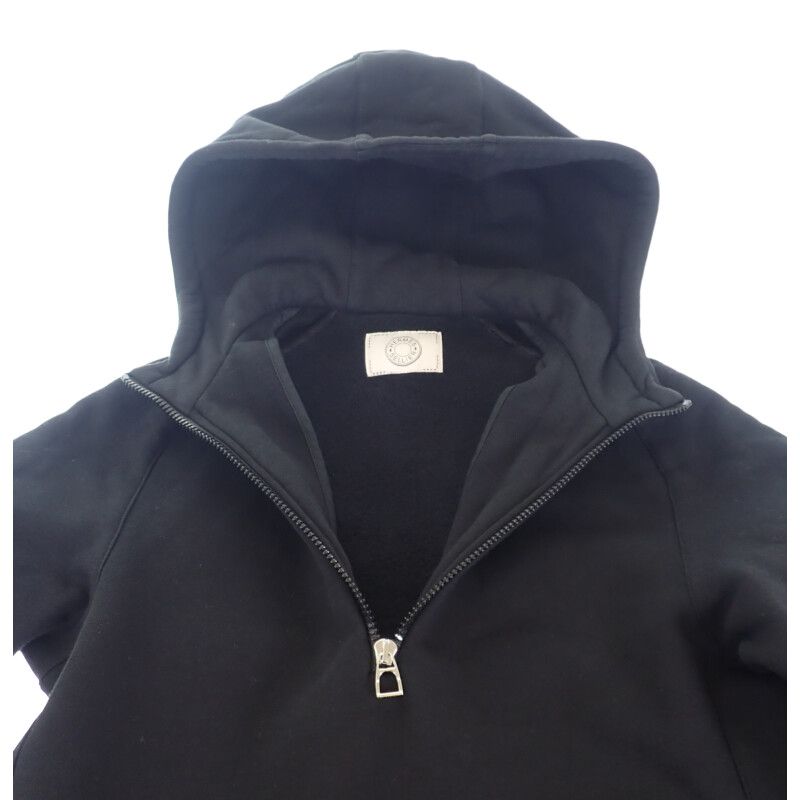 Hermes Fitted Sweatshirt Hoodie M H800735e_01m Hoodie Cotton Elastane Black