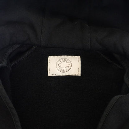 Hermes Fitted Sweatshirt Hoodie M H800735e_01m Hoodie Cotton Elastane Black