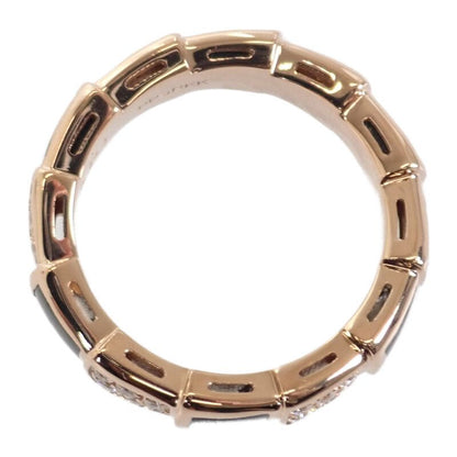 Bulgari Bvlgari Serpenti Viper No 11 52 356630 Ring 18K Pink Gold With Diamonds