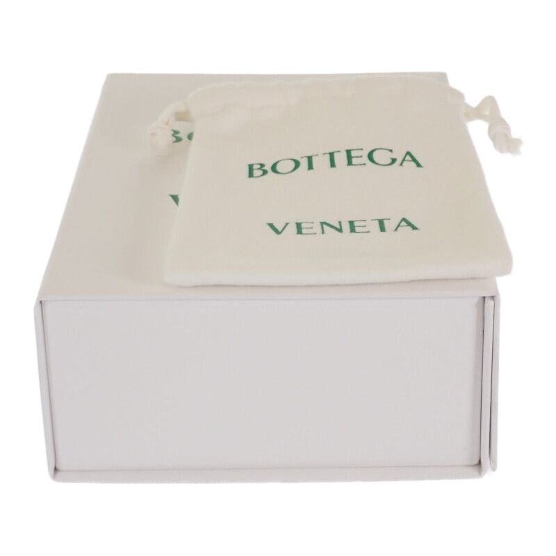 Bottega Veneta Cassette 748052v49k14288 Card Case Lambskin Blue Melange Ice