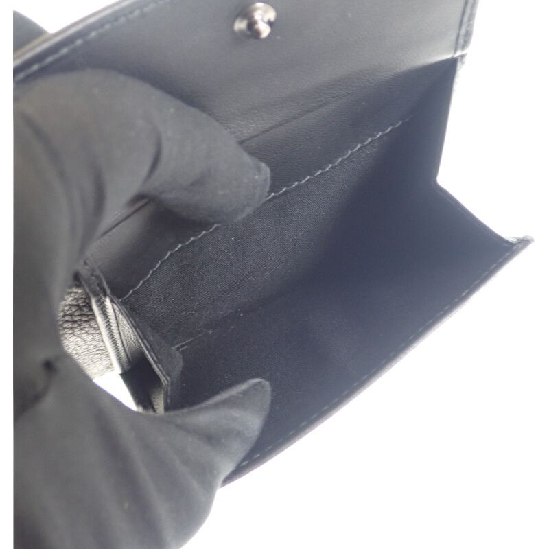 Christian DIOR CD Icon Wallet 2esbc027cdi_h00n Bifold Wallet Grain Calf Leather