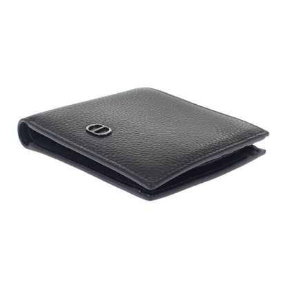 Christian DIOR CD Icon Wallet 2esbc027cdi_h00n Bifold Wallet Grain Calf Leather