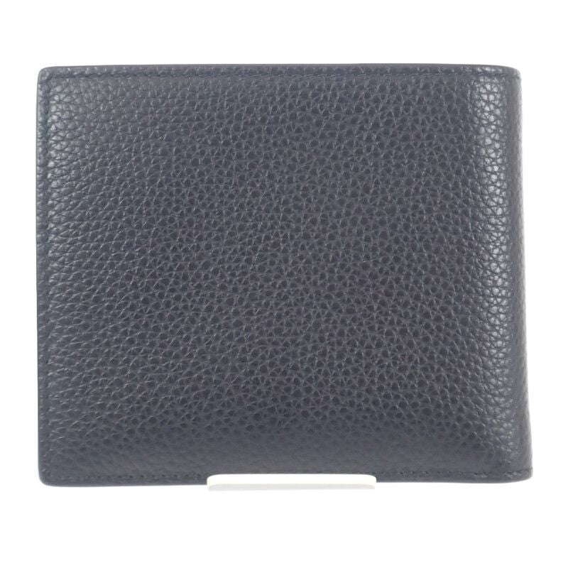 Christian DIOR CD Icon Wallet 2esbc027cdi_h00n Bifold Wallet Grain Calf Leather