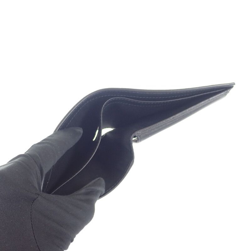 Christian DIOR CD Icon Wallet 2esbc027cdi_h00n Bifold Wallet Grain Calf Leather