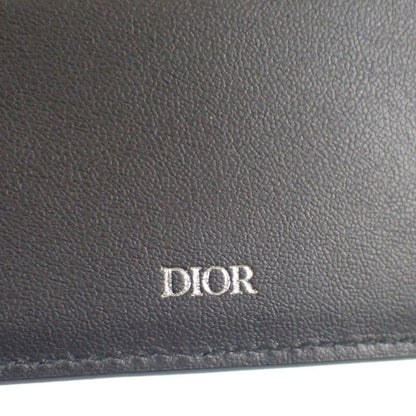 Christian DIOR CD Icon Wallet 2esbc027cdi_h00n Bifold Wallet Grain Calf Leather