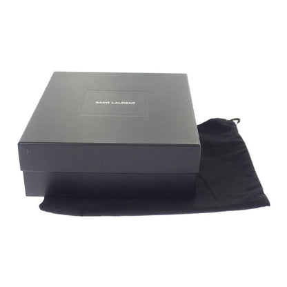 Saint Laurent Roux Mini Bag 612579 Shoulder Bag Calf Gray Gold Hardware Women's